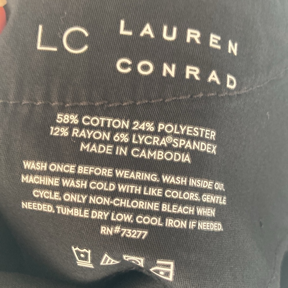 LC Lauren Conrad midrise super Skinny Jean 4 way stretch size 0 - Picture 16 of 16